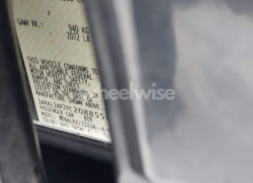 Photo 9 of 2015 Nissan Altima 2.5 SL (VIN 1N4AL3AP2FC208855)