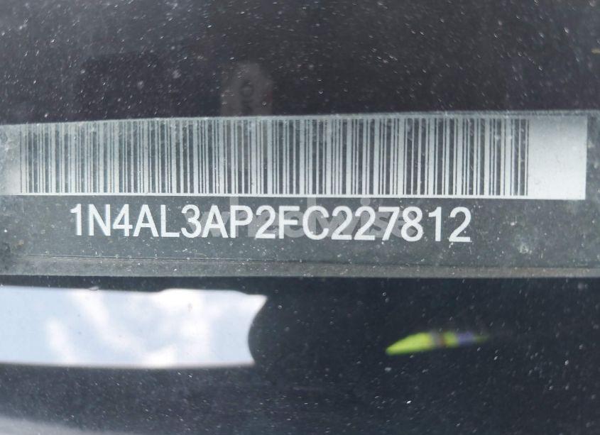 Photo 9 of 2015 Nissan Altima 2.5 S (VIN 1N4AL3AP2FC227812)