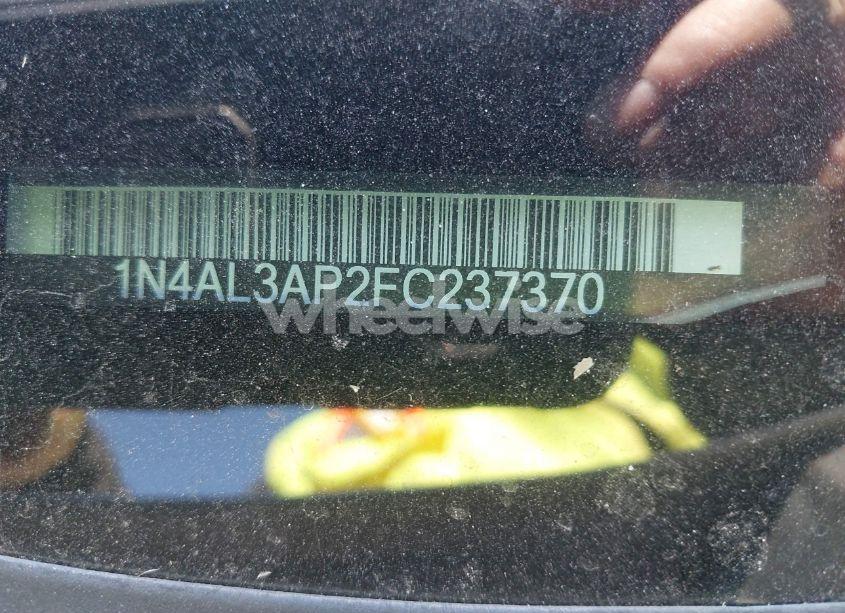 Photo 12 of 2015 Nissan Altima 2.5 SV (VIN 1N4AL3AP2FC237370)