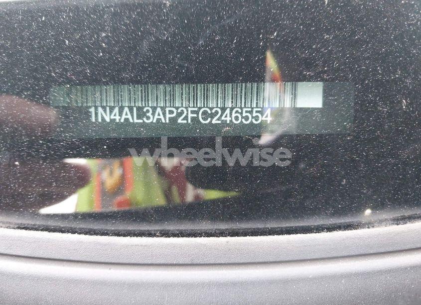 Photo 9 of 2015 Nissan Altima 2.5/2.5 S/2.5 SL/2.5 SV (VIN 1N4AL3AP2FC246554)