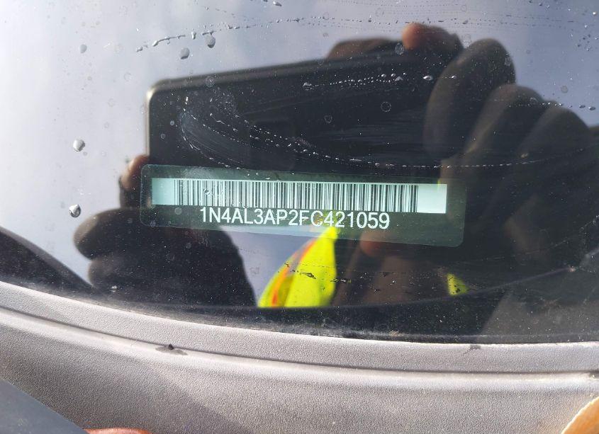 Photo 9 of 2015 Nissan Altima 2.5 S (VIN 1N4AL3AP2FC421059)