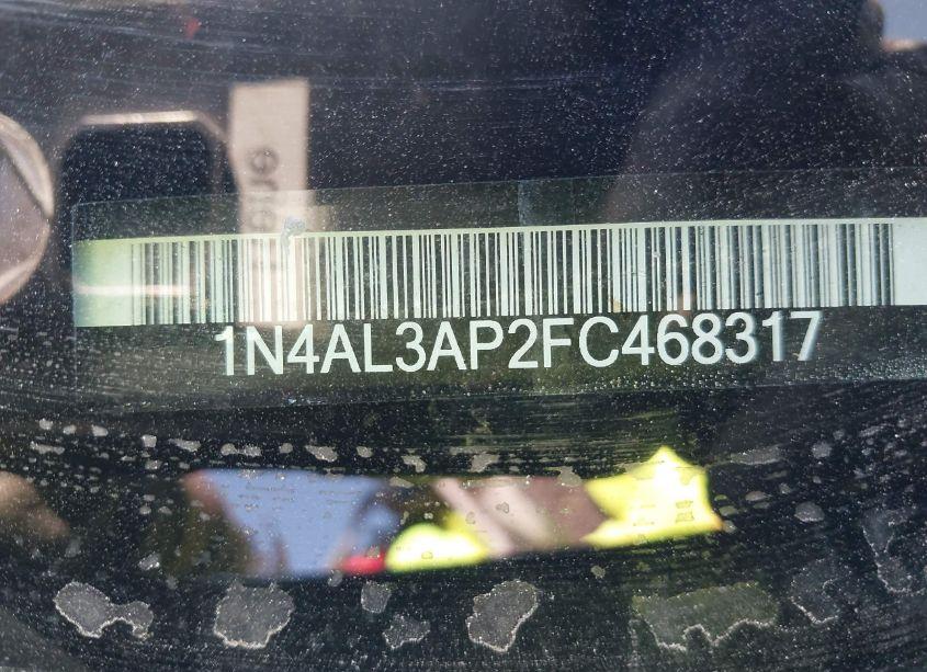 Photo 9 of 2015 Nissan Altima 2.5 S (VIN 1N4AL3AP2FC468317)