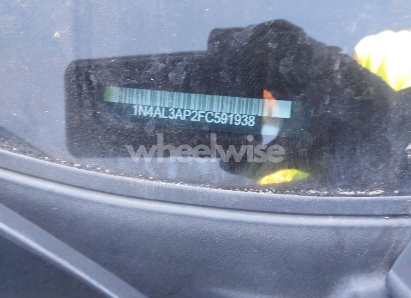 Photo 9 of 2015 Nissan Altima 2.5 S (VIN 1N4AL3AP2FC591938)