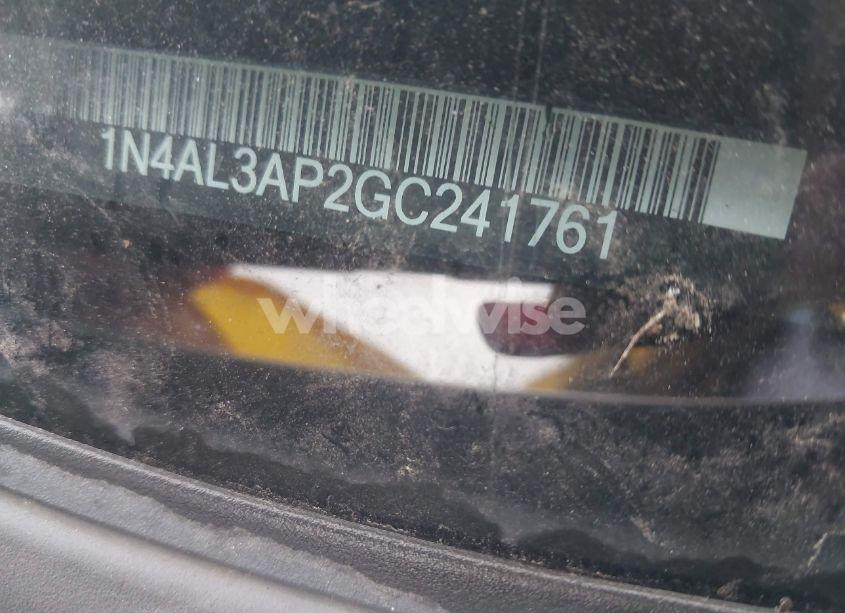 Photo 9 of 2016 Nissan Altima 2.5 S (VIN 1N4AL3AP2GC241761)