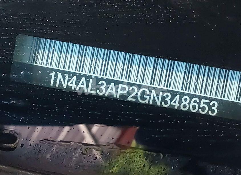 Photo 9 of 2016 Nissan Altima 2.5 S (VIN 1N4AL3AP2GN348653)