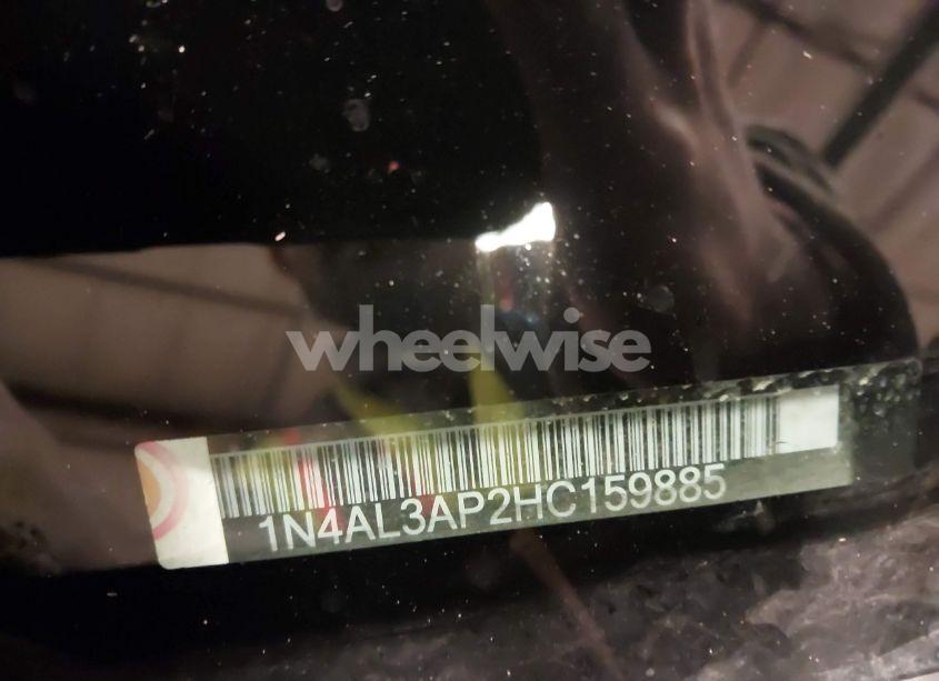 Photo 9 of 2017 Nissan Altima 2.5 SV (VIN 1N4AL3AP2HC159885)