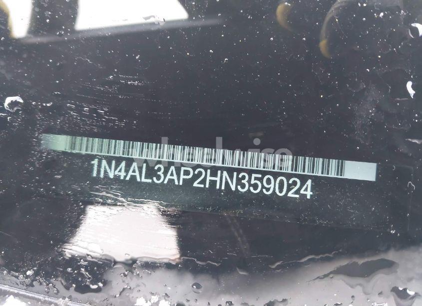 Photo 9 of 2017 Nissan Altima 2.5 S (VIN 1N4AL3AP2HN359024)