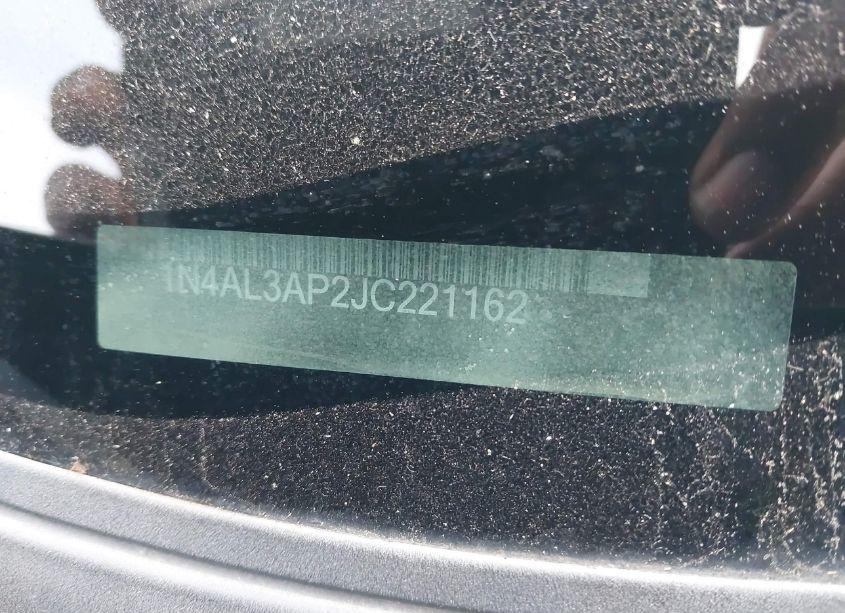 Photo 9 of 2018 Nissan Altima 2.5 SR (VIN 1N4AL3AP2JC221162)