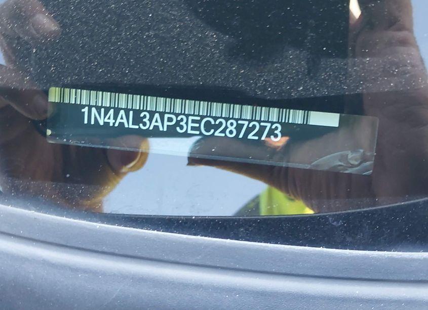 Photo 9 of 2014 Nissan Altima 2.5/2.5 S/2.5 SL/2.5 SV (VIN 1N4AL3AP3EC287273)