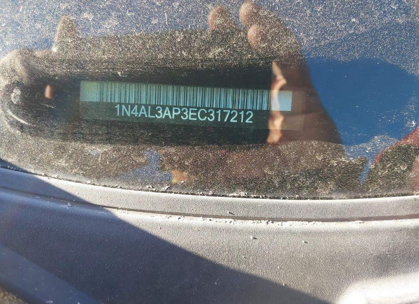 Photo 9 of 2014 Nissan Altima 2.5/2.5 S/2.5 SL/2.5 SV (VIN 1N4AL3AP3EC317212)