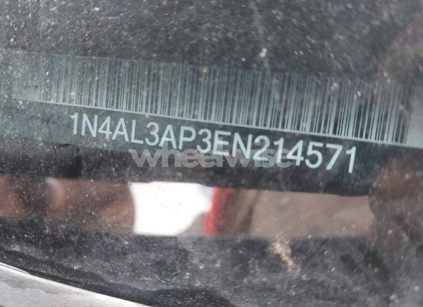 Photo 9 of 2014 Nissan Altima 2.5 SV (VIN 1N4AL3AP3EN214571)