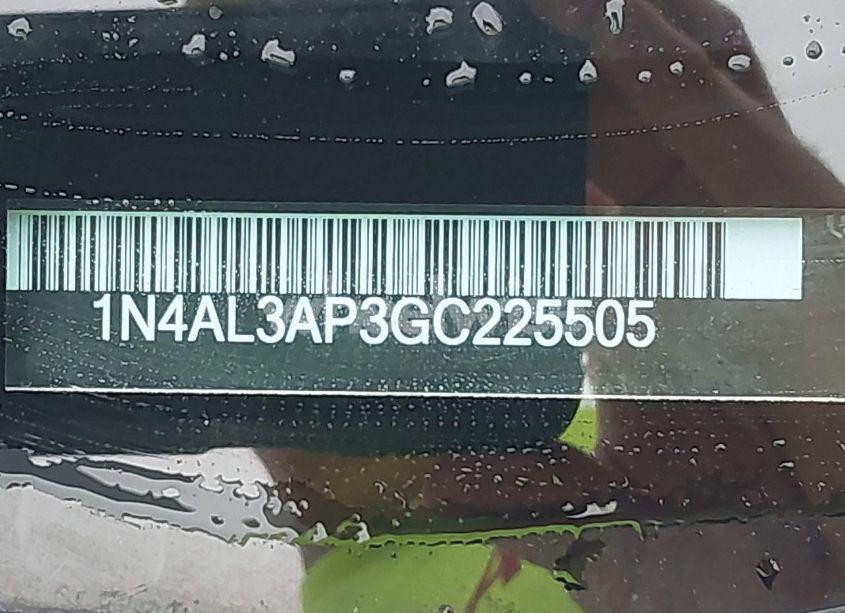 Photo 9 of 2016 Nissan Altima 2.5/2.5 S/2.5 SL/2.5 SR/2.5 SV (VIN 1N4AL3AP3GC225505)