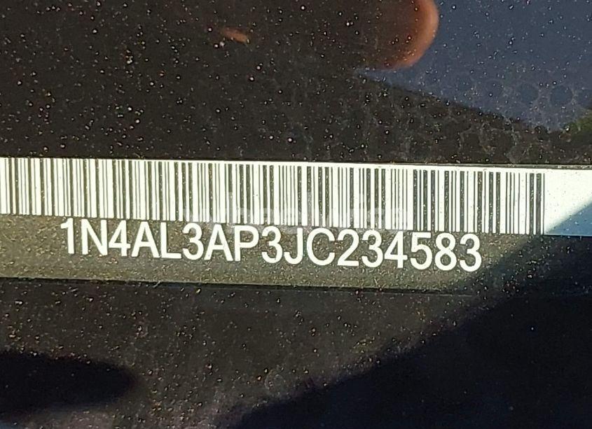 Photo 9 of 2018 Nissan Altima 2.5 SL (VIN 1N4AL3AP3JC234583)