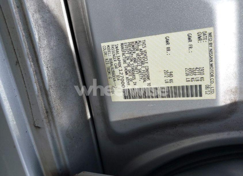 Photo 9 of 2013 Nissan Altima 2.5 S (VIN 1N4AL3AP4DC127000)