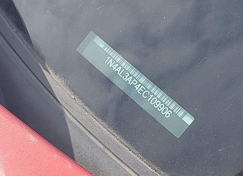 Photo 9 of 2014 Nissan Altima 2.5 SL (VIN 1N4AL3AP4EC109906)