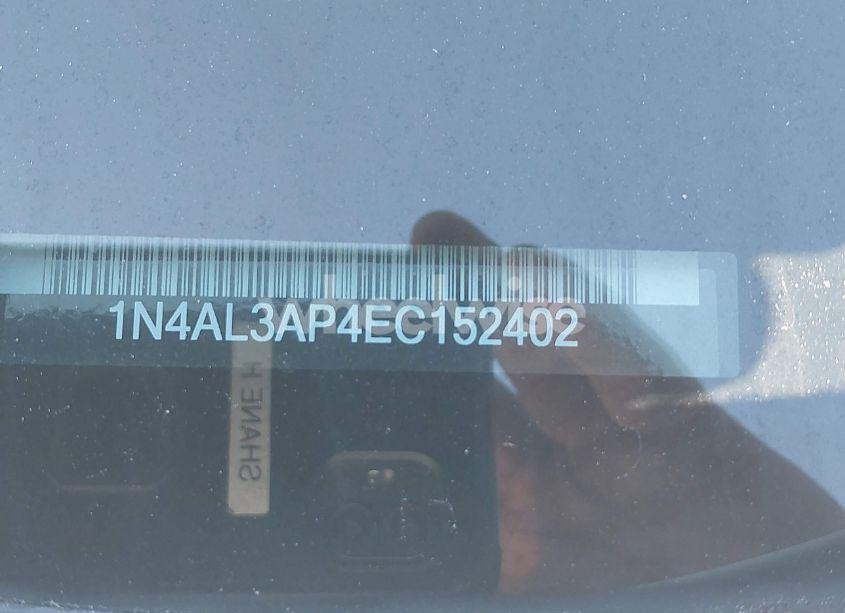Photo 9 of 2014 Nissan Altima 2.5 S (VIN 1N4AL3AP4EC152402)
