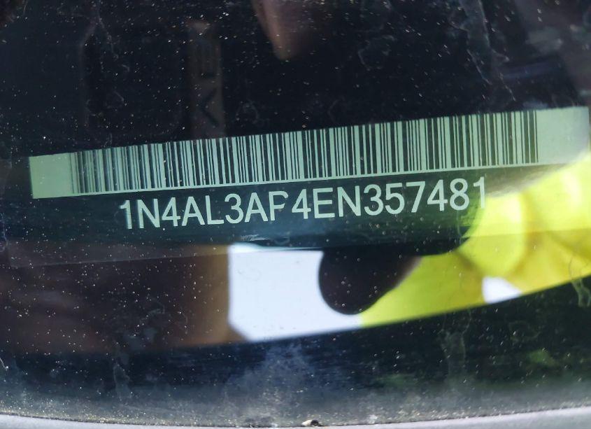 Photo 9 of 2014 Nissan Altima 2.5 S (VIN 1N4AL3AP4EN357481)