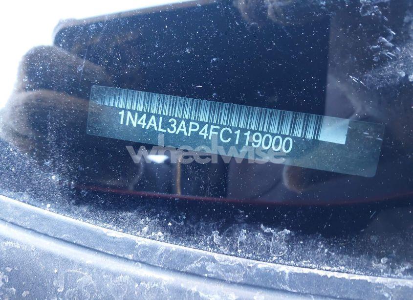 Photo 12 of 2015 Nissan Altima 2.5 S (VIN 1N4AL3AP4FC119000)