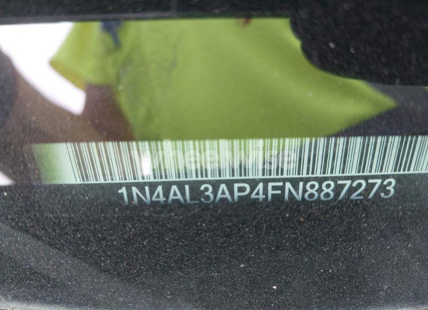 Photo 9 of 2015 Nissan Altima 2.5/2.5 S/2.5 SL/2.5 SV (VIN 1N4AL3AP4FN887273)