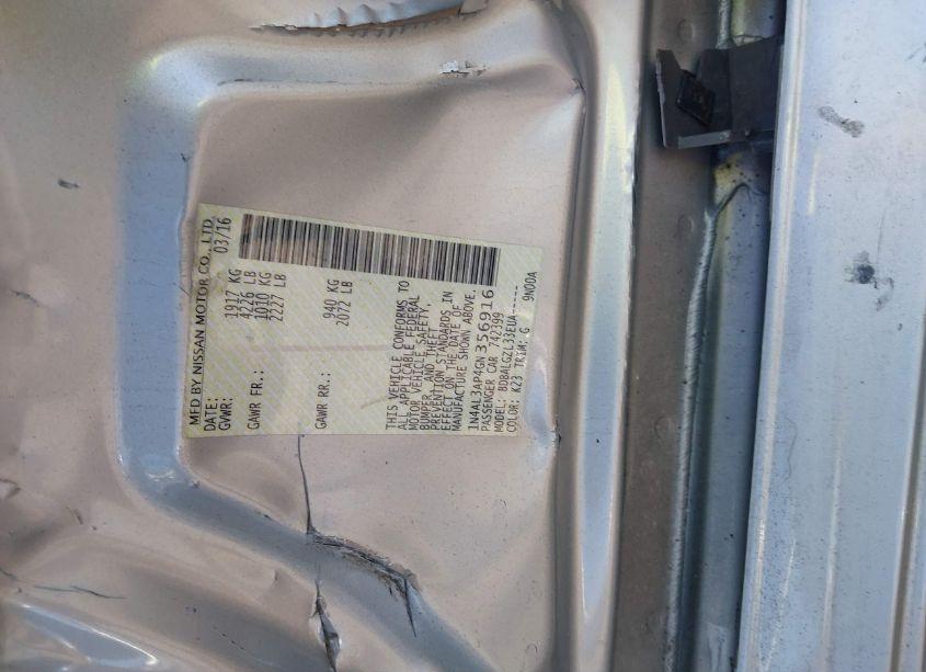 Photo 9 of 2016 Nissan Altima 2.5 S (VIN 1N4AL3AP4GN356916)