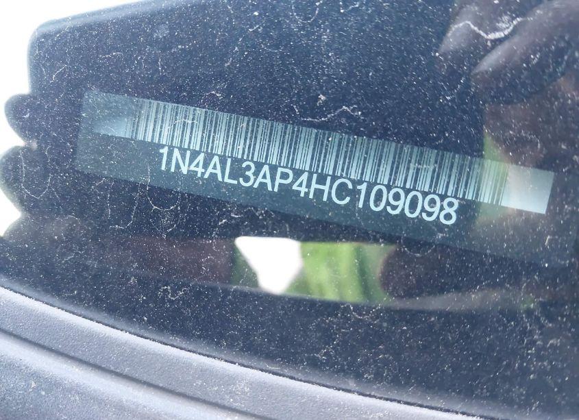 Photo 9 of 2017 Nissan Altima 2.5 SV (VIN 1N4AL3AP4HC109098)