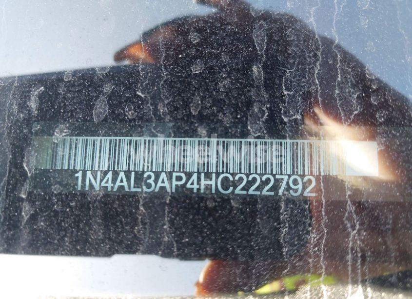 Photo 9 of 2017 Nissan Altima 2.5 SV (VIN 1N4AL3AP4HC222792)