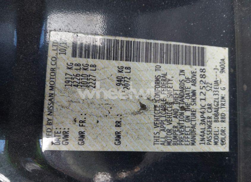 Photo 9 of 2018 Nissan Altima 2.5 S (VIN 1N4AL3AP4JC125288)