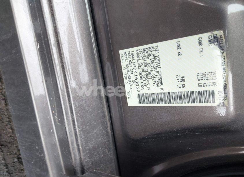 Photo 9 of 2013 Nissan Altima 2.5 SV (VIN 1N4AL3AP5DC163052)