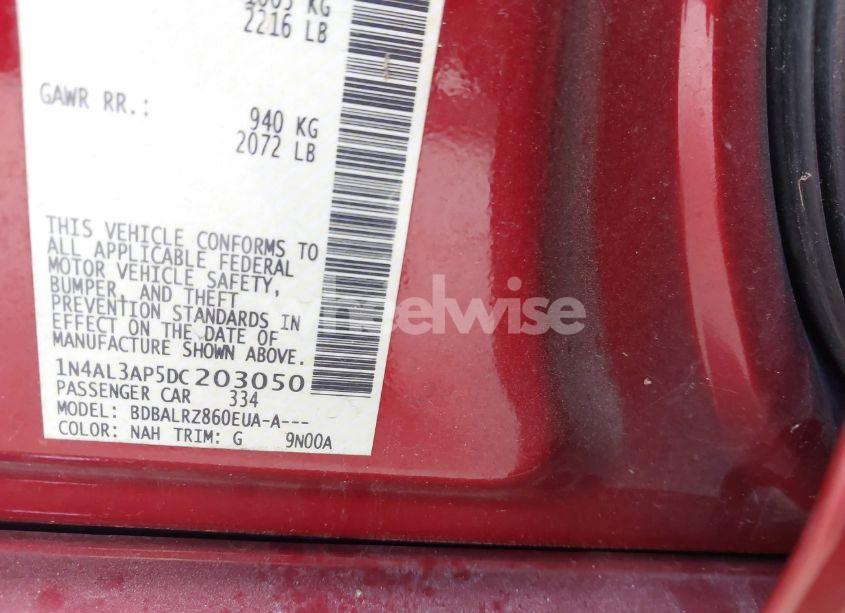 Photo 9 of 2013 Nissan Altima 2.5 S (VIN 1N4AL3AP5DC203050)