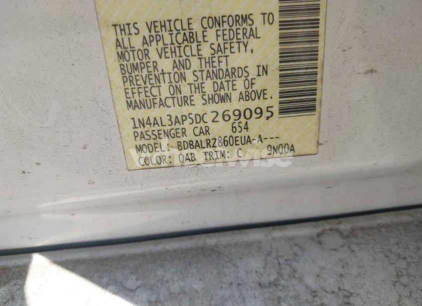 Photo 9 of 2013 Nissan Altima 2.5 S (VIN 1N4AL3AP5DC269095)