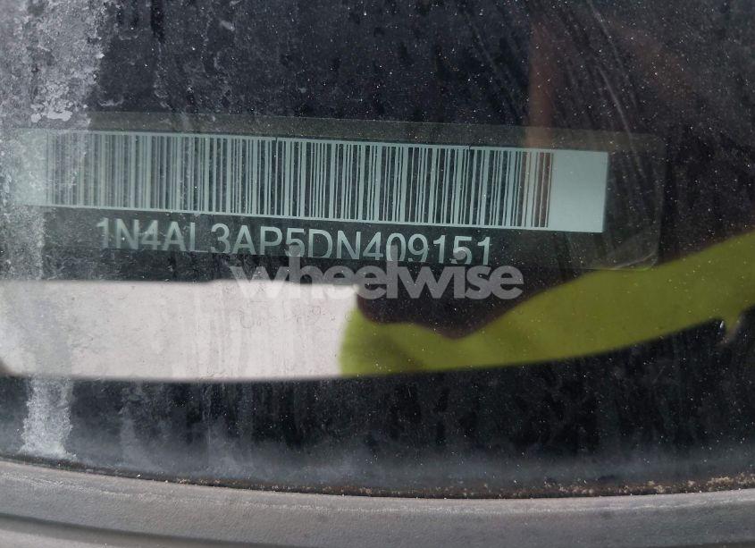 Photo 9 of 2013 Nissan Altima 2.5 SL (VIN 1N4AL3AP5DN409151)