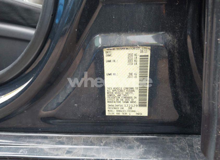 Photo 9 of 2014 Nissan Altima 2.5 S (VIN 1N4AL3AP5EC122129)