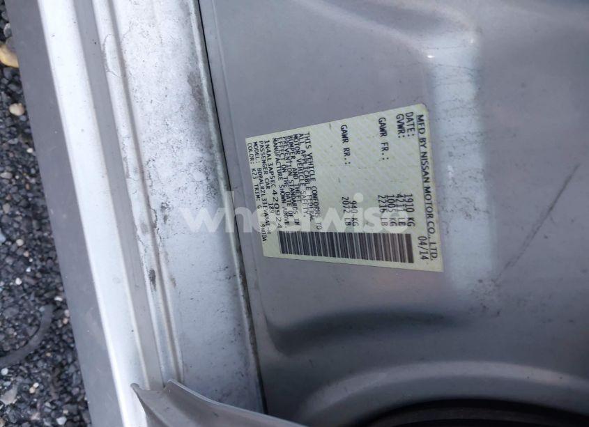 Photo 9 of 2014 Nissan Altima 2.5 S (VIN 1N4AL3AP5EC420924)