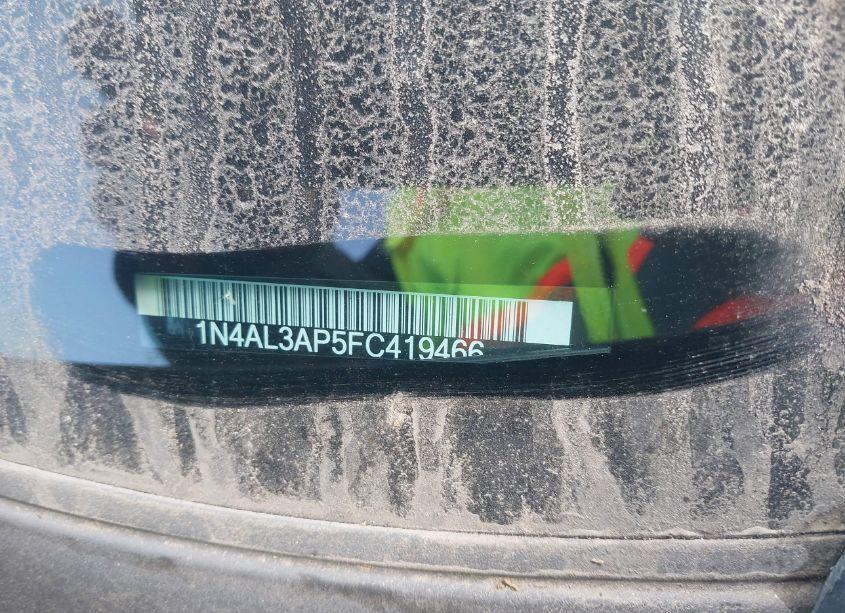 Photo 9 of 2015 Nissan Altima 2.5 S (VIN 1N4AL3AP5FC419466)