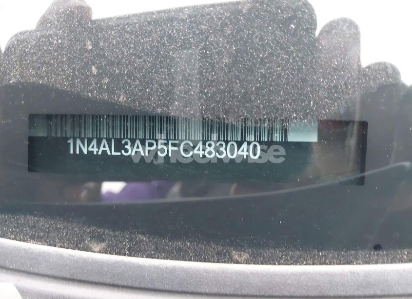 Photo 9 of 2015 Nissan Altima 2.5 S (VIN 1N4AL3AP5FC483040)