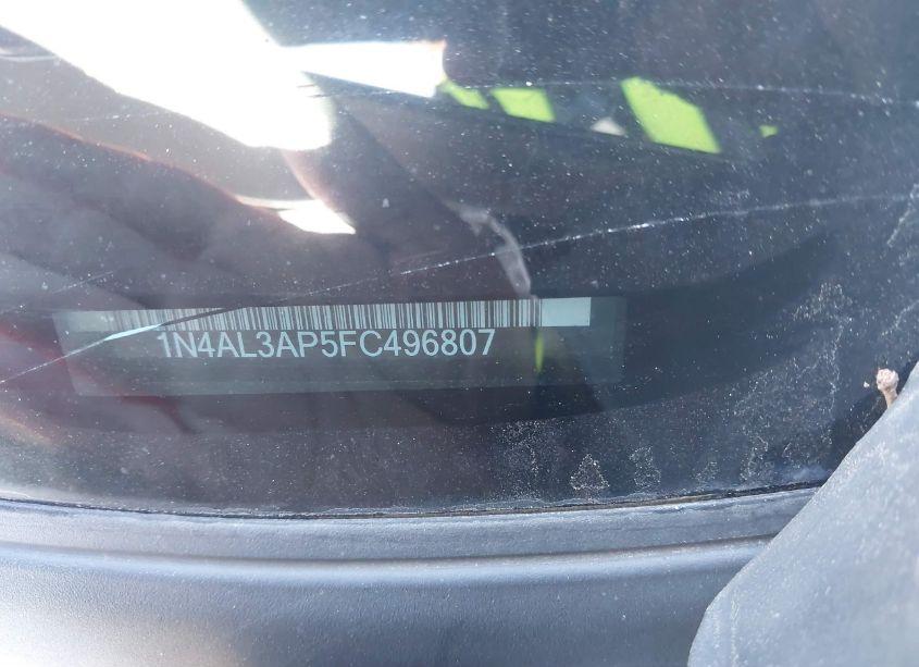 Photo 9 of 2015 Nissan Altima 2.5 S (VIN 1N4AL3AP5FC496807)