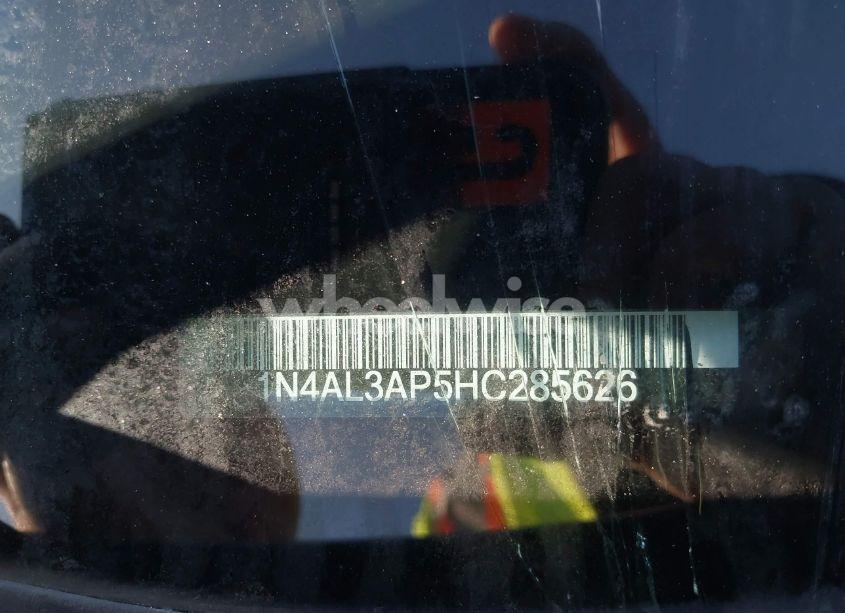 Photo 9 of 2017 Nissan Altima 2.5 SL (VIN 1N4AL3AP5HC285626)