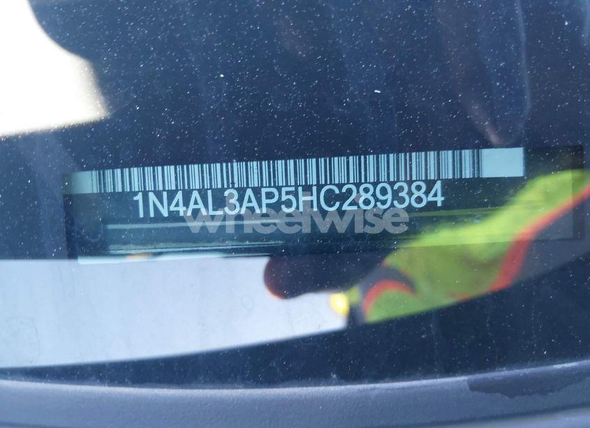 Photo 9 of 2017 Nissan Altima 2.5 SV (VIN 1N4AL3AP5HC289384)