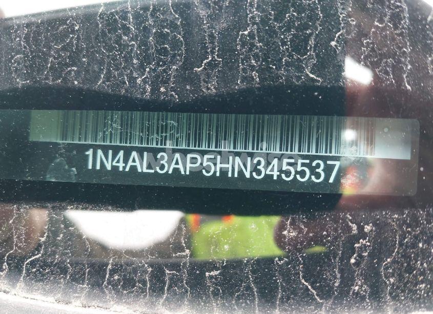 Photo 9 of 2017 Nissan Altima 2.5 S (VIN 1N4AL3AP5HN345537)