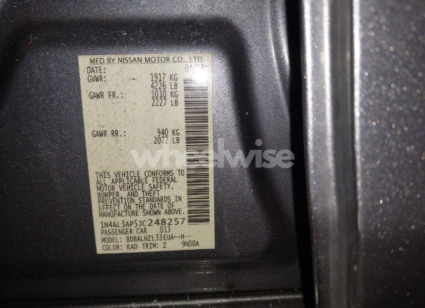 Photo 9 of 2018 Nissan Altima 2.5 SR (VIN 1N4AL3AP5JC248257)