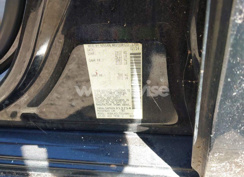 Photo 9 of 2014 Nissan Altima 2.5/2.5 S/2.5 SL/2.5 SV (VIN 1N4AL3AP6EN353254)