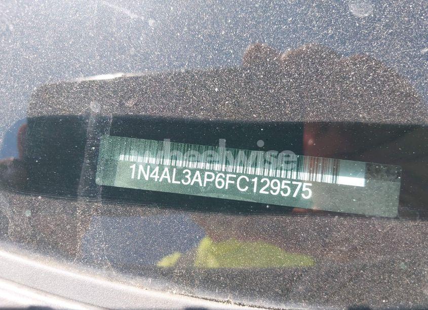 Photo 9 of 2015 Nissan Altima 2.5 SV (VIN 1N4AL3AP6FC129575)