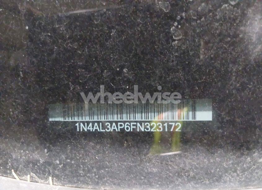 Photo 9 of 2015 Nissan Altima 2.5/2.5 S/2.5 SL/2.5 SV (VIN 1N4AL3AP6FN323172)