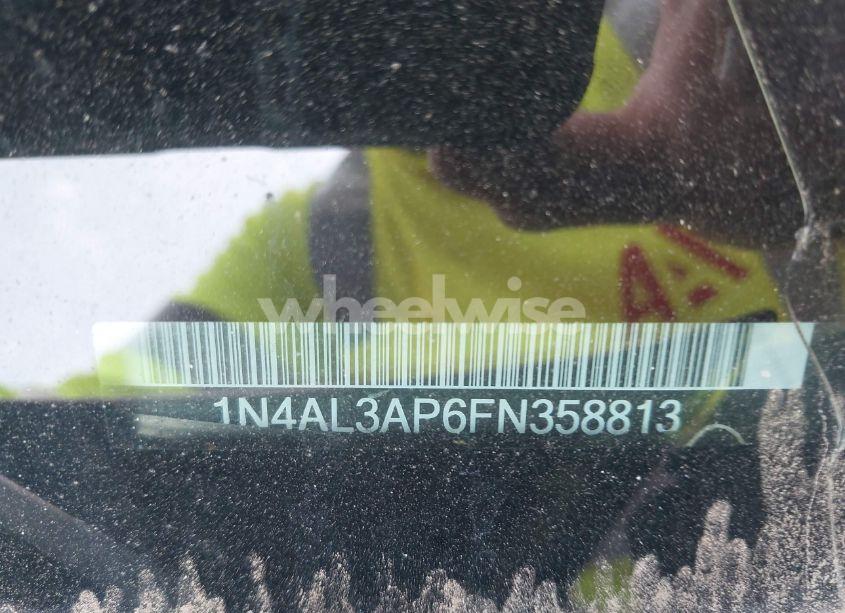 Photo 9 of 2015 Nissan Altima 2.5 S (VIN 1N4AL3AP6FN358813)