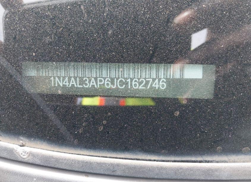 Photo 9 of 2018 Nissan Altima 2.5 SL (VIN 1N4AL3AP6JC162746)