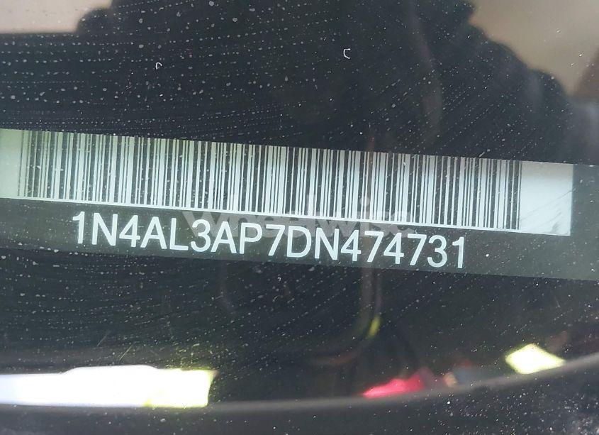 Photo 9 of 2013 Nissan Altima 2.5 SV (VIN 1N4AL3AP7DN474731)