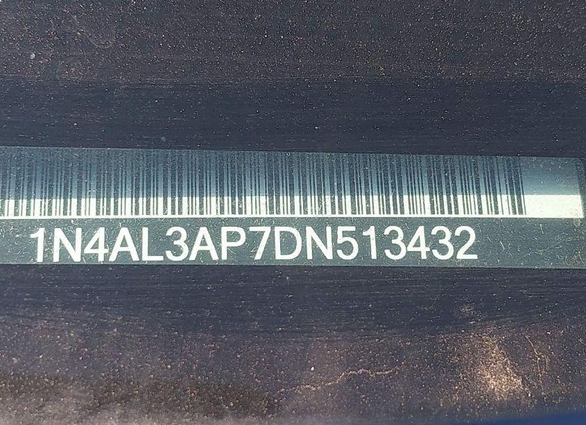 Photo 9 of 2013 Nissan Altima 2.5 SV (VIN 1N4AL3AP7DN513432)