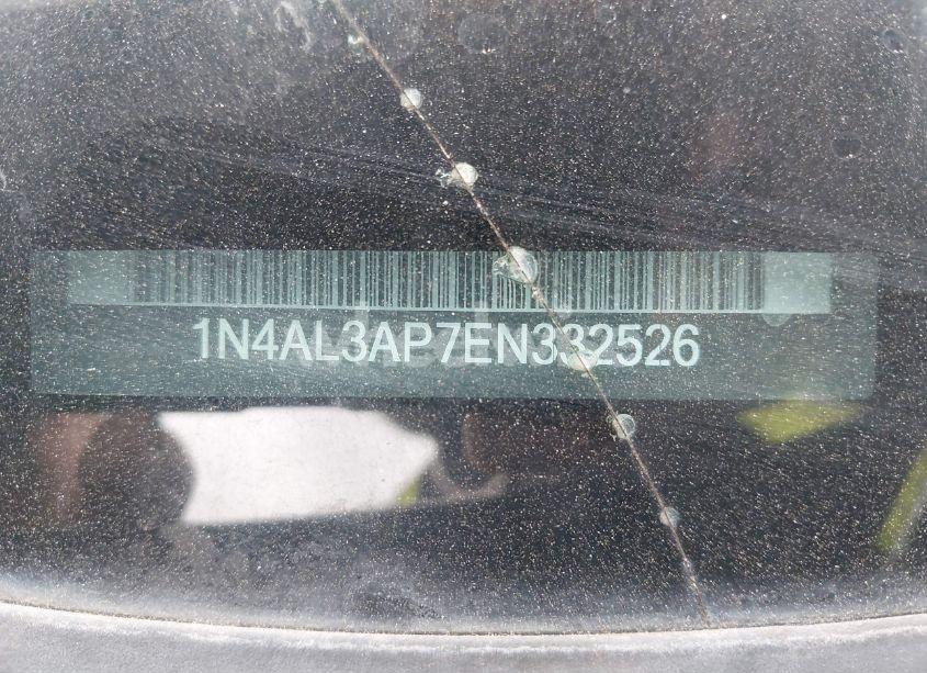 Photo 9 of 2014 Nissan Altima 2.5/2.5 S/2.5 SL/2.5 SV (VIN 1N4AL3AP7EN332526)