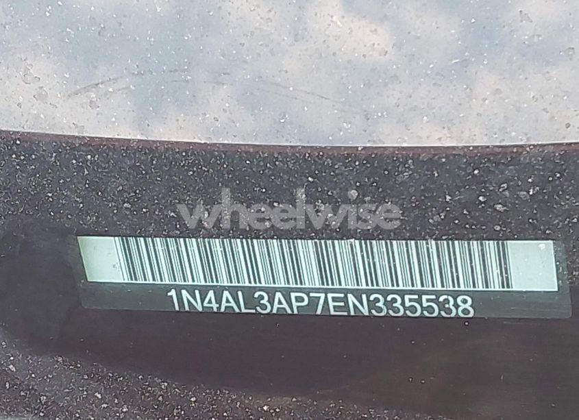 Photo 9 of 2014 Nissan Altima 2.5 S (VIN 1N4AL3AP7EN335538)