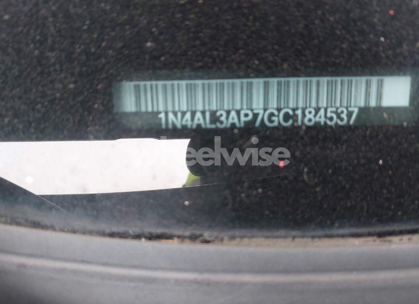 Photo 9 of 2016 Nissan Altima 2.5 S (VIN 1N4AL3AP7GC184537)